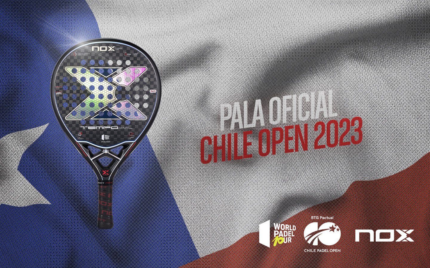 La NOX Tempo WPT, Pala Oficial del World Padel Tour Chile Padel Open - NOX