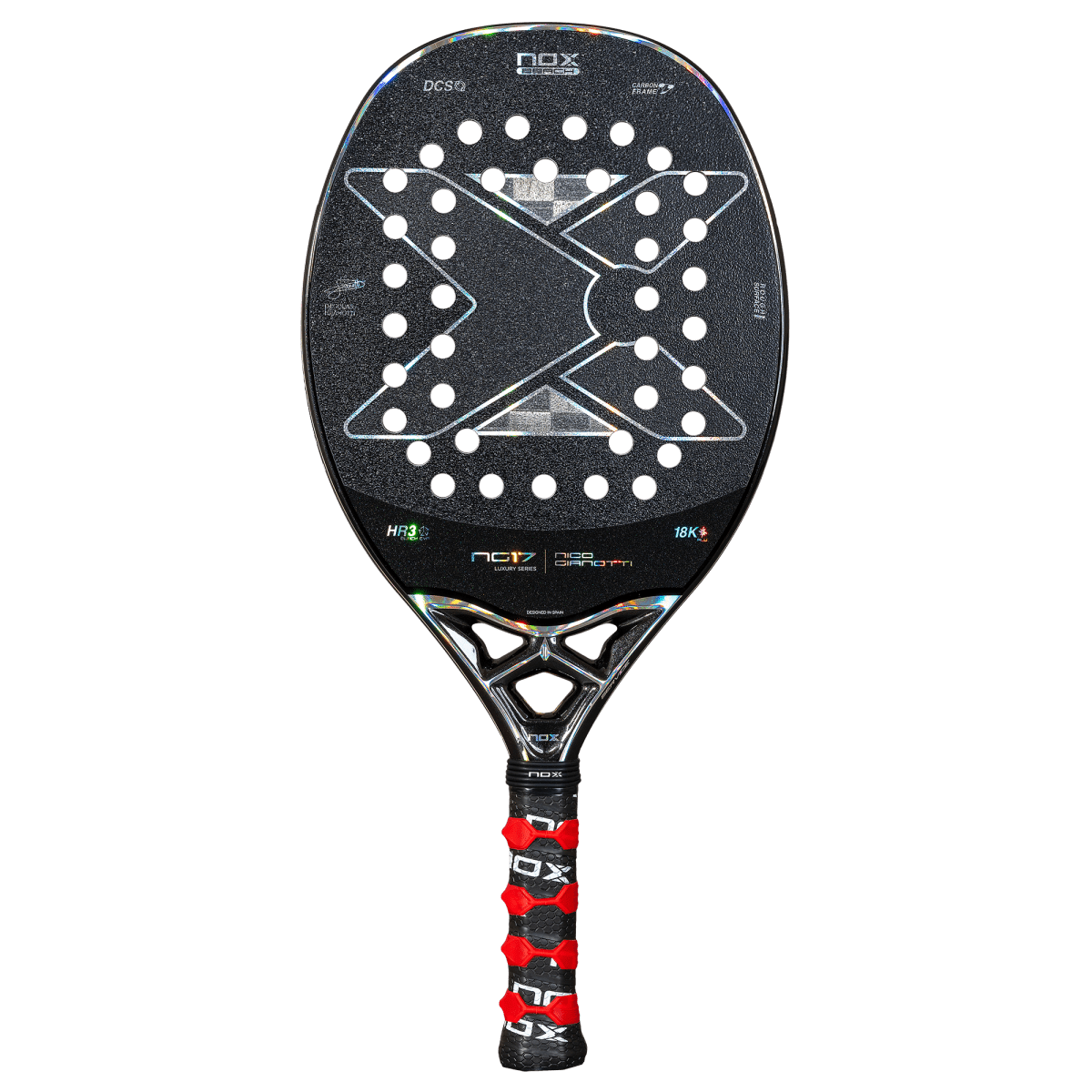 Pala beach tennis NG17 Luxury 2025. La pala de Nico Gianotti - NOX2024Palas Beach Tennis