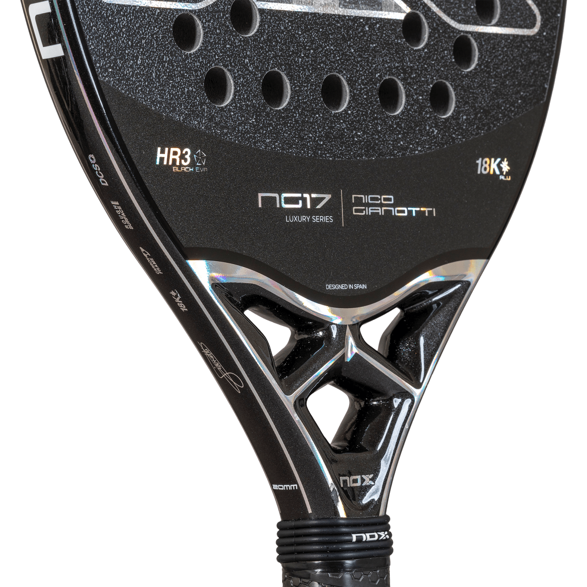 Pala beach tennis NG17 Luxury 2025. La pala de Nico Gianotti - NOX2024Palas Beach Tennis