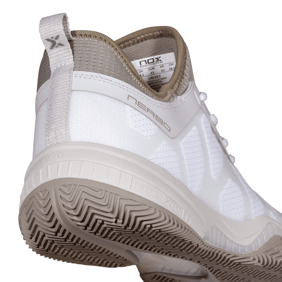 Zapatillas de Pádel NERBO Blanco/Verde Vetiver