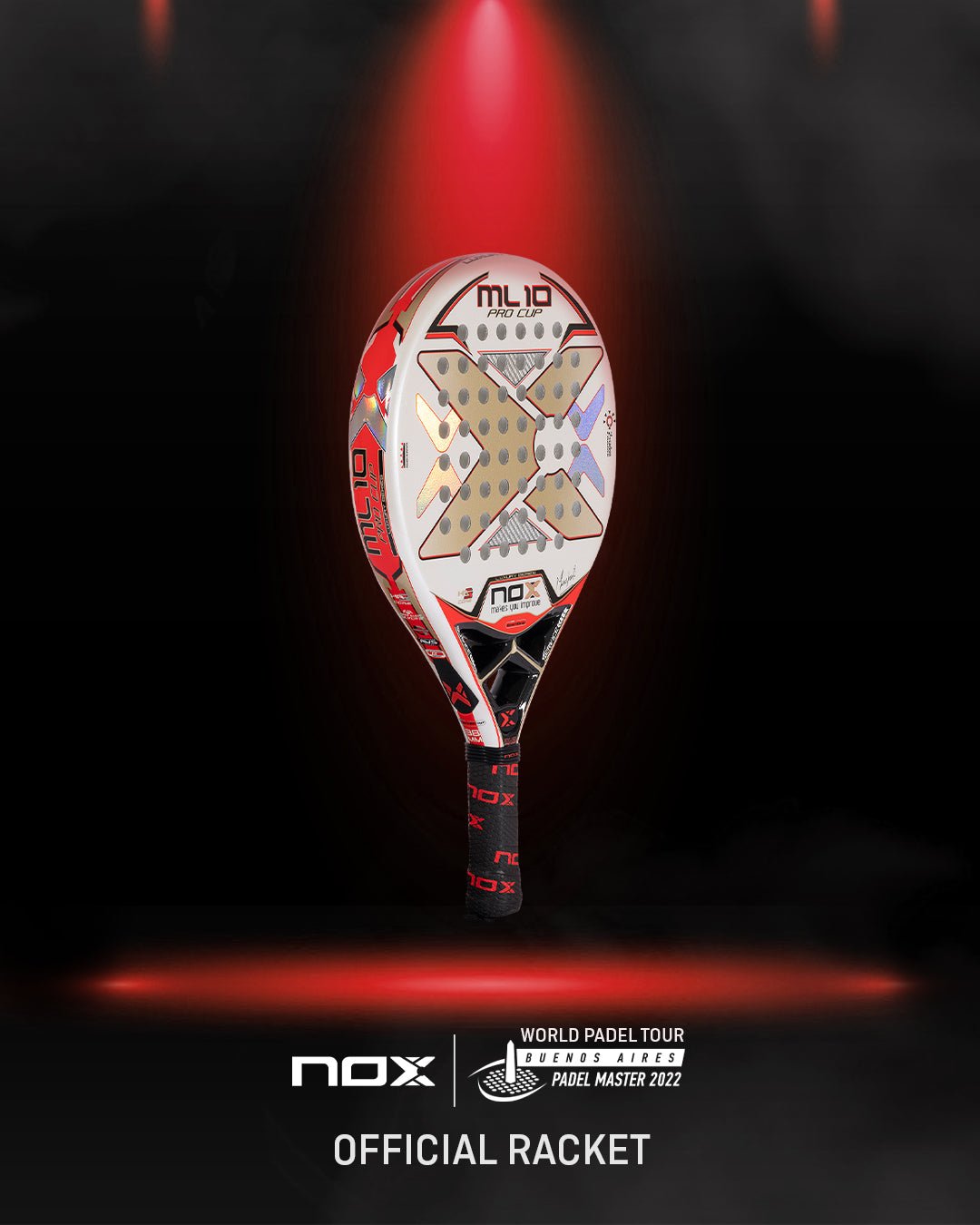 La ML10 Pro Cup Luxury, Pala Oficial del WPT Buenos Aires Padel Master 2022 - NOX