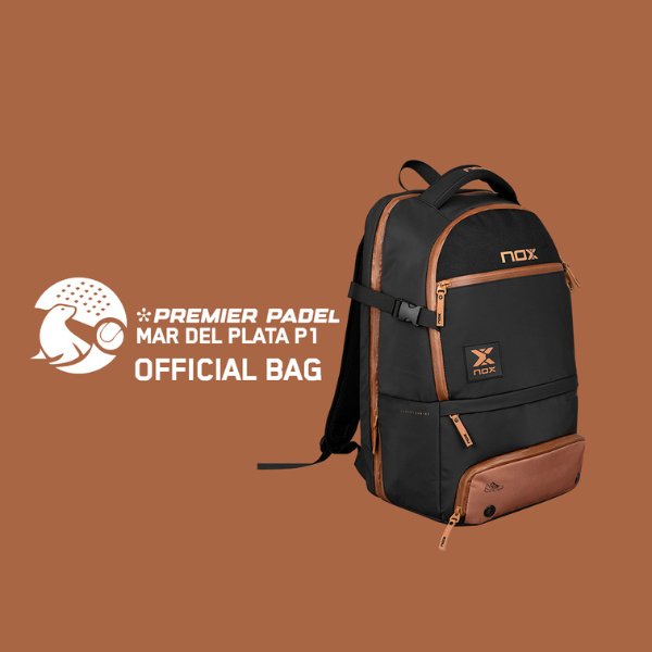 Nox mochila oficial del Mar del Plata Premier Padel P1 - NOX