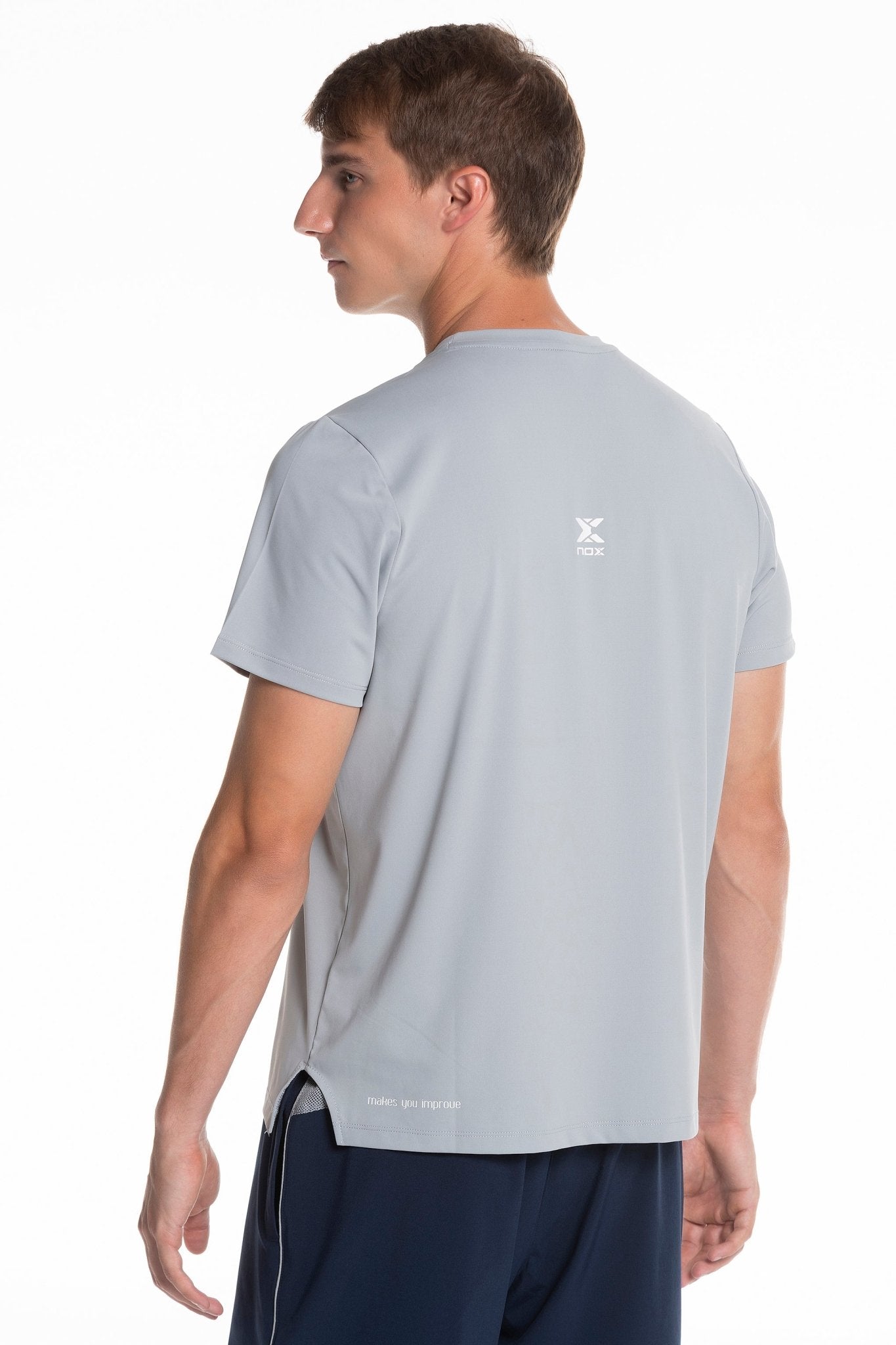 Camiseta deportiva hombre TEAM REGULAR gris - NOXcamisetaCamisetas