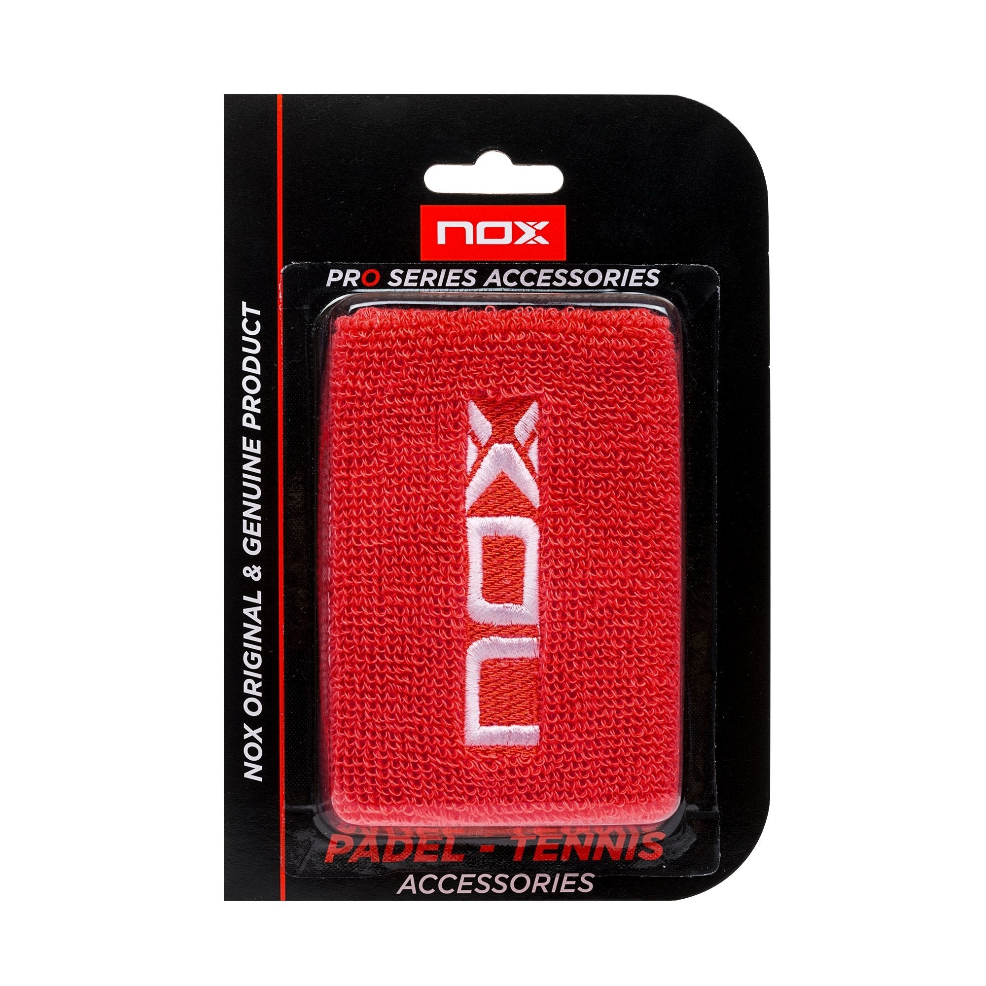 Muñequeras deportivas NOX rojo/blanco - NOXmuñequerasMuñequeras