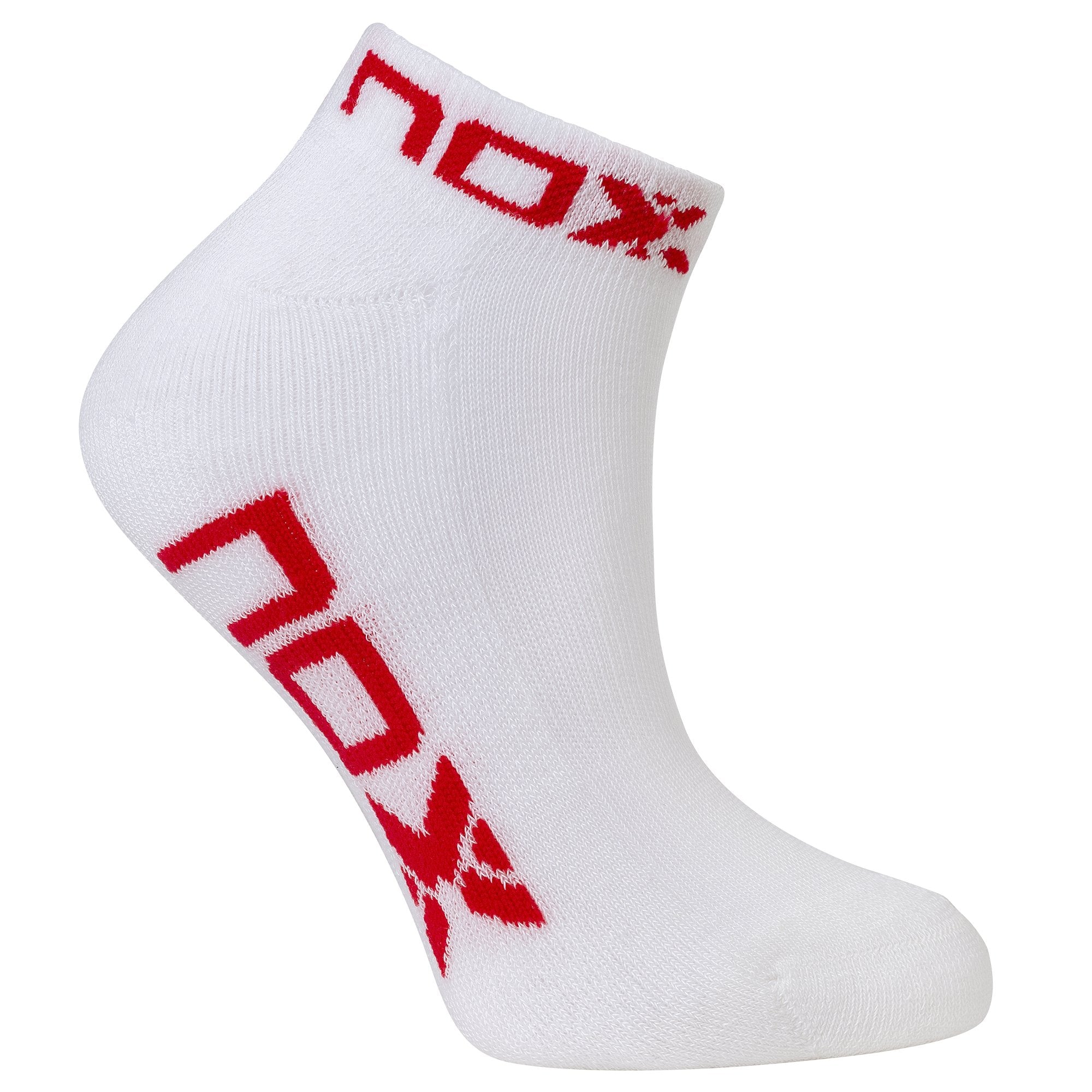 Pack calcetines técnicos TOBILLEROS "pinkies" blanco/rojo - NOXcalcetinesCalcetines