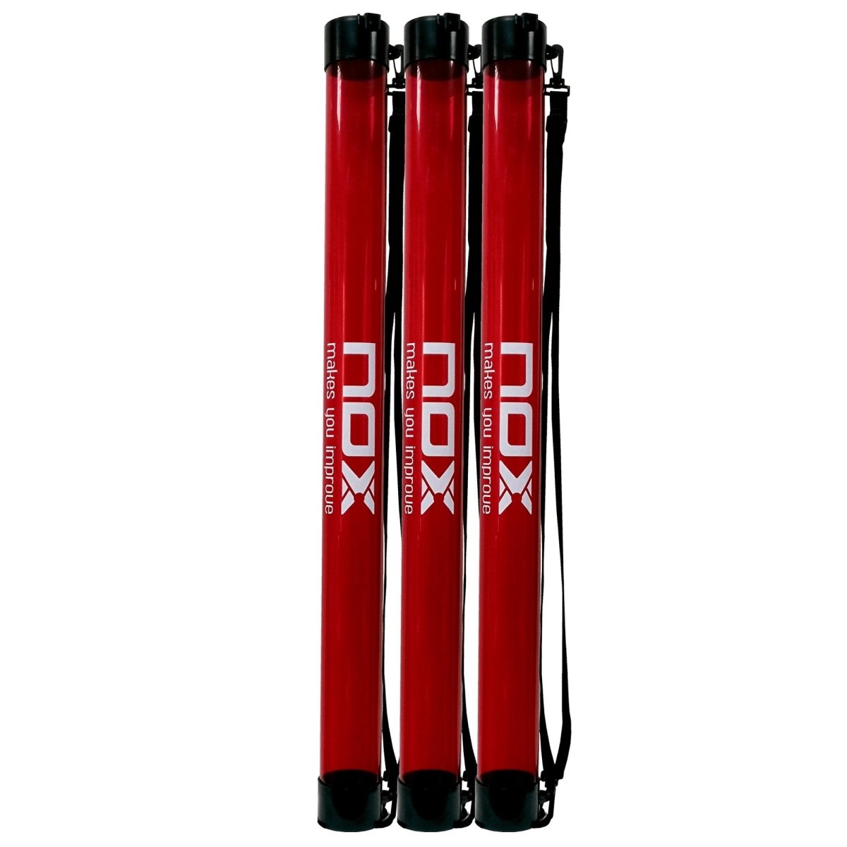 Tubos recogepelotas para pádel y tenis (3 unidades) - NOXpadelTubo recogepelotas
