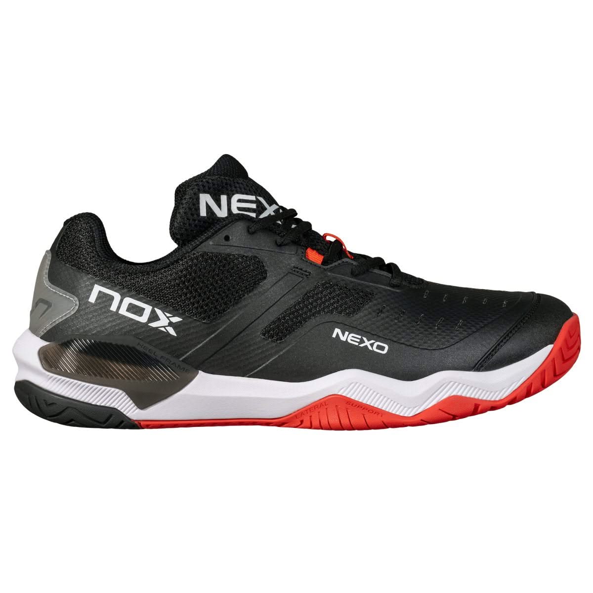 Zapatillas de Pickleball LUX NEXO Negro/Rojo Lava - NOXpickleballZapatillas Pickleball