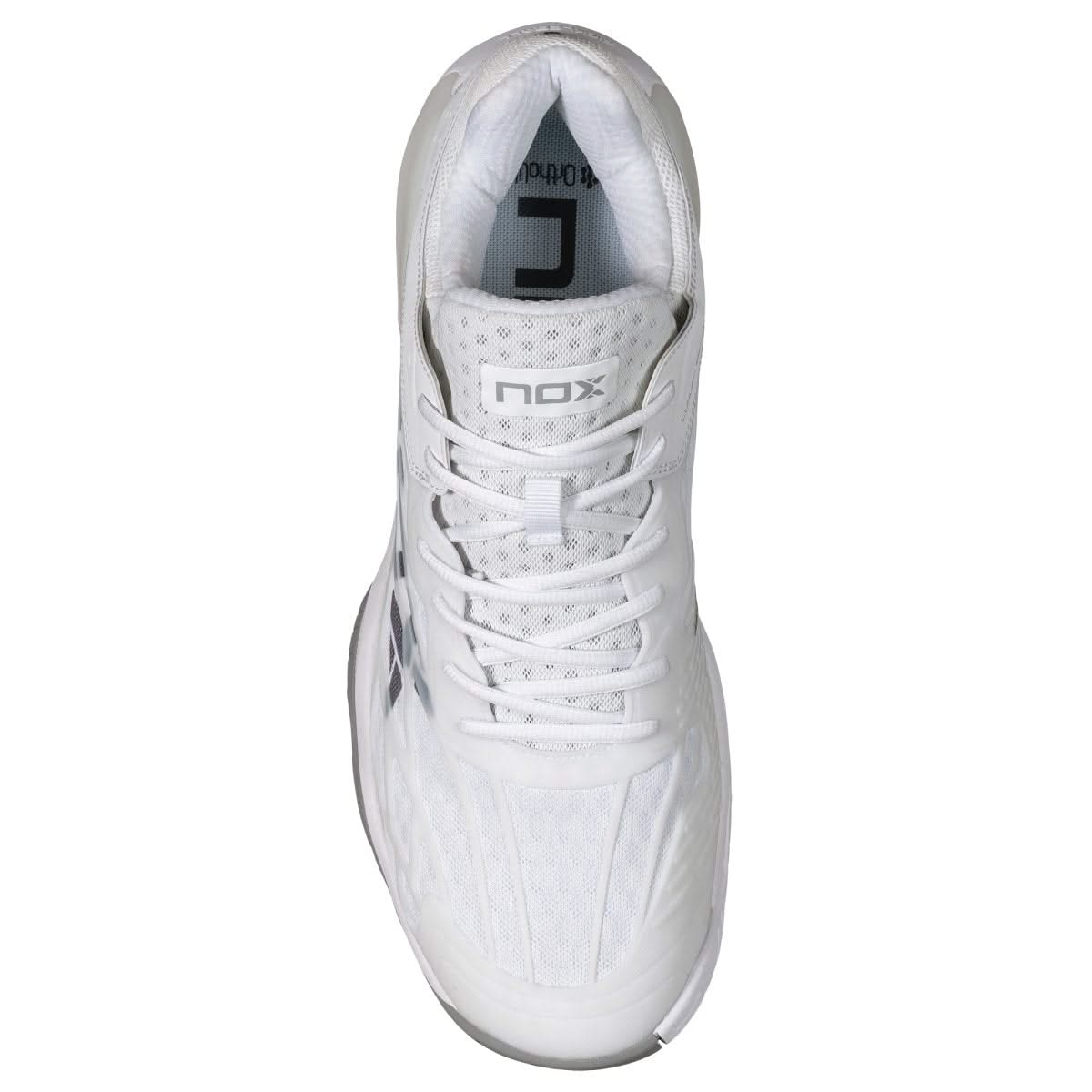 Zapatillas de Pickleball LUX TEMPO Blanco/Gris - NOXpickleballZapatillas Pickleball
